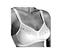 GIOS Reggiseno cotone e lycra ricamato art. 973-4, Nero