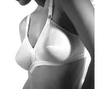 GIOS Reggiseno Donna Cotone 142 Mis. 9/10 Bianco/Nero/Champagne (10, Nero)