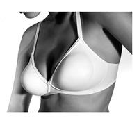 GIOS Reggiseno Donna Cotone Modellante Linea Shape con Scollo a V Cotone MAKO Morbido Resistente e Brillante Kate (C, Nero, 5)