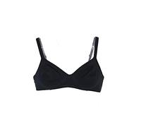 GIOS Reggiseno in cotone elasticizzato senza ferretto art. CANNELLA (2pz) - 5, Nero