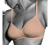 GIOS Reggiseno Senza Ferretto con Coppe Preformate in Tessuto Elasticizzato Art. Aroma Coppa B (6, Nero)