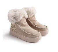 GIOSEPPO Alpena, Stivaletti Bassi con Lacci Donna, Beige, 38 EU