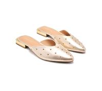 GIOSEPPO BABUCHAS TACHAS Pelle LANARK, Platino, 38 EU