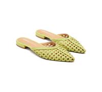 GIOSEPPO BABUCHE Pelle Intrecciata Antrim, Color Lime, 40 EU
