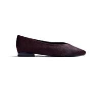 GIOSEPPO Ballerine Donna Colore Bordeaux Pelle Tipo Capelli. Punta Quadrata. Sono Dotati di Una pianta Imbottita in Pelle e Poliuretano. Suola in TPR. Tacco 1 cm.