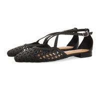 GIOSEPPO Ballerine Leskovic in pelle con treccia Donna Nero 41 EU