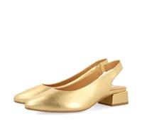 GIOSEPPO Ballerine in Pelle in Argento per Donna OBROVAC, Oro Scuro, 37 EU