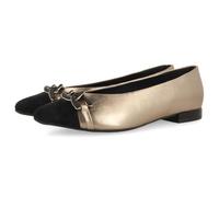 GIOSEPPO Ballerine Metallizzate Pelle DAVINDE, Piombo, 39 EU