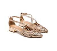 Gioseppo Ballerine Donna Brillion Pelle intrecciata Platino 40 EU