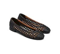 GIOSEPPO Ballerine Pelle Intrecciata Lorain, Nero, 39 EU