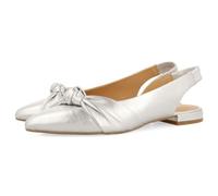 GIOSEPPO Balletto da Donna Iball Flat, Argento Metallizzato, 36 EU