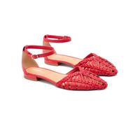 GIOSEPPO Bingham, Scarpe Piatte Mary Jane Donna, Rosso, 37 EU, Rosso, 37 EU