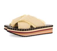 GIOSEPPO Ciabattine da Spiaggia Color Beige con Suola Multicolore per Donna terena