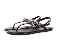 GIOSEPPO Ciabattine Nere con minicristalli per Donna garachine