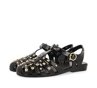 GIOSEPPO Ciabattine Tipo Pescatore Nere con Borchie per Donna Havana