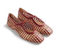 GIOSEPPO Donna Worden Mary Jane Flat, Rosso, 3.5 UK