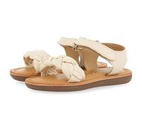 GIOSEPPO ENNERY 68209 white bianco burro sandali bambina pelle elegante strappo
