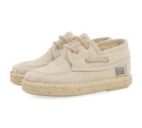 GIOSEPPO Espadrilles Colore Beige Stile Nautico e Dettagli in Iuta per Bambino e Ragazza ElLENTON, Beige, 34 EU