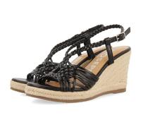 GIOSEPPO Glide, Sandalo Espadrillas con Zeppa Donna, Nero, 41 EU