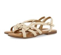 GIOSEPPO Sandali Malva in pelle con strisce incrociate da donna GOLAJ, biancaneve, 40 EU