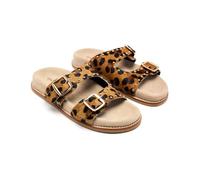 GIOSEPPO GUENTHER, Sandali piatti da donna, leopardo, 38 EU, Leopardato, 38 EU