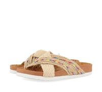 GIOSEPPO Infradito da suola bio con iuta naturale e multicolore per bambina INZAGO, multicolore, 33 EU