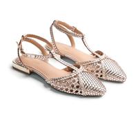 GIOSEPPO JHELUM, Scarpe Piatte Mary Jane Donna, Platino, 36 EU