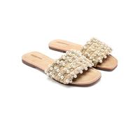 GIOSEPPO LANGDON, Sandali piatti donna, platino, 40 EU, Platino, 40 EU