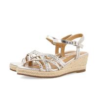 GIOSEPPO LELANT, Sandali con zeppa Tipo Espadrillas Donna, Argento, 40 EU, argento, 40 EU