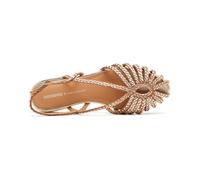 GIOSEPPO Mules Pelle Intrecciata Hingham, Platino, 39 EU