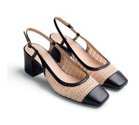 GIOSEPPO Munkedal T-Strap da donna, nero/bianco, 38