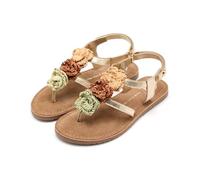 GIOSEPPO Newry, Sandali piatti per ragazze, Platino, 39 EU