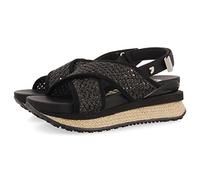GIOSEPPO Rinxent, Sandalo Sportivo Donna, Nero, 37 EU