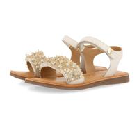 GIOSEPPO Sandali bianchi in pelle con perline per bambina e bambino BLESLE, bianco, 32 EU