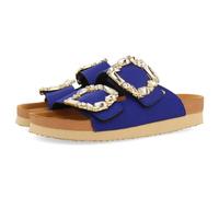 Sandali Blu Tipo BIO con Decorazioni Gioiello per Donne ADERKLAA