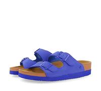 GIOSEPPO, SANDALI BLU TIPO BIO CON FIBBIE PER DONNA ARACI, 41 EU