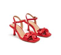 GIOSEPPO Sandali con fiocco in pelle, rosso, 40 EU