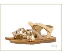Gioseppo sandali da bambina per bimba in pelle cuoio bassi eleganti estivi bimbe