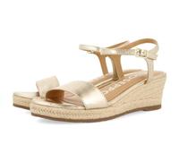 GIOSEPPO Yalaha, Sandalo Espadrillas con Zeppa Donna, Platino, 38 EU