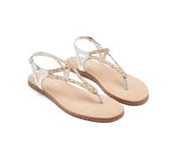 GIOSEPPO Sandali GRECHE Pelle, Rafia E Glitter LIMINGTON, beige, 41 EU