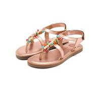 GIOSEPPO Sandali greci Perline Pelle Hammel, Rosa, 32 EU