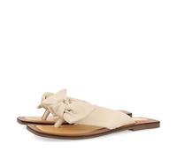 GIOSEPPO Sandali neri in pelle con dettaglio nodo per donna acucena, biancaneve, 40 EU