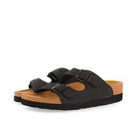 GIOSEPPO, SANDALI NERI TIPO BIO CON FIBBIE PER DONNA ARACI, Nero, 36 EU