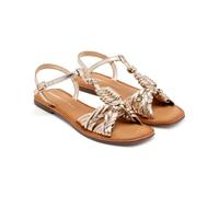 GIOSEPPO Sandali Pelle Nodi Walden, Platino, 39 EU