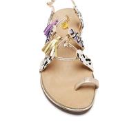 GIOSEPPO Sandali Pelle Perline E Frange MONTELLO, Mucca, 38 EU