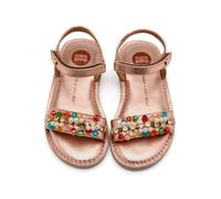 GIOSEPPO Sandali Perline Pelle Metallizzata Flambeau, oro rosa, 30 EU