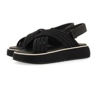GIOSEPPO Sandali sportivi color corallo con plateau da donna BRYHER, Nero, 36 EU