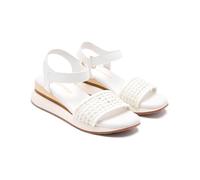 GIOSEPPO Sandali sportivi intrecciati zeppa OJIBWA, bianco, 40 EU