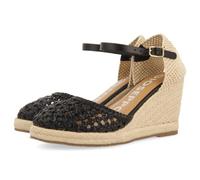 GIOSEPPO Serignan, Sandali con zeppa Donna, Nero, 39 EU