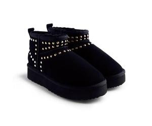 GIOSEPPO Stivali AgderOxford da donna, Nero e bianco, 7 UK